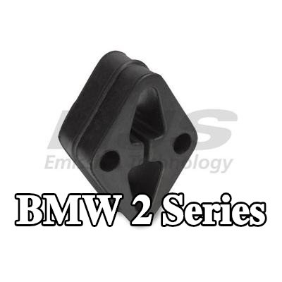 HJS حامل التثبيت, كاتم الصوت مع حزام قماش مدمج — BMW 2 Series