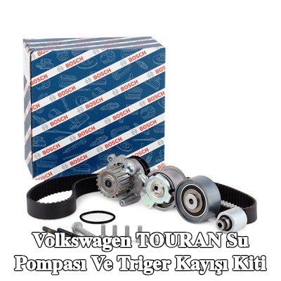 BOSCH Su pompası ve triger kayışı kiti Diş Sayısı: 141, Width: 30mm — 2003 Volkswagen Touran