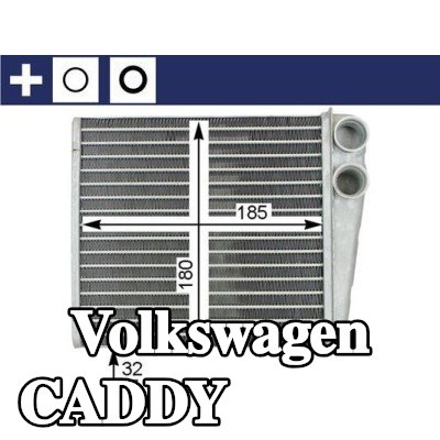 MAHLE مصفوفة التدفئة مع حلقة مانعة للتسرب — 2012 Volkswagen Caddy
