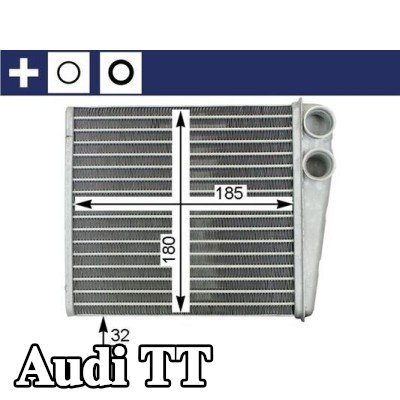 MAHLE مصفوفة التدفئة مع حلقة مانعة للتسرب — 2012 Audi Tt