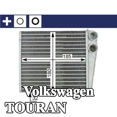MAHLE مصفوفة التدفئة مع حلقة مانعة للتسرب — 2012 Volkswagen Touran