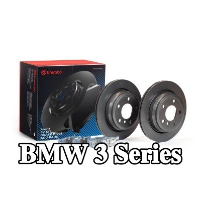 BREMBO مجموعة أقراص ووسادات الفرامل ذات التهوية الداخلية, مع لوحة مانعة للصرير — 2016 BMW 3 Series