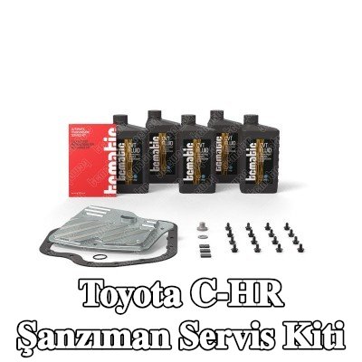 TCMATIC Şanzıman servis kiti Yağ Değişimi (boşaltma yoluyla), standart yağ değişimi için yağ miktarı ile — Toyota C-hr