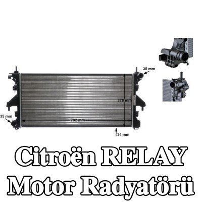 MAHLE Motor radyatörü — Citroën Relay