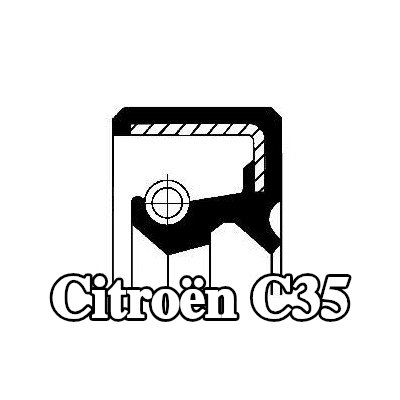 CORTECO حشية عمود محور العجلة — Citroën C35