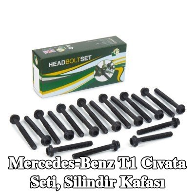 BGA Cıvata Kiti, silindir kafası M10, 80mm — Mercedes-Benz T1