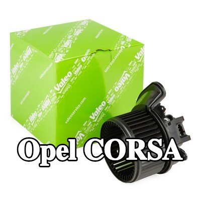 VALEO محرك منفاخ بدون منظم مدمج — Opel Corsa