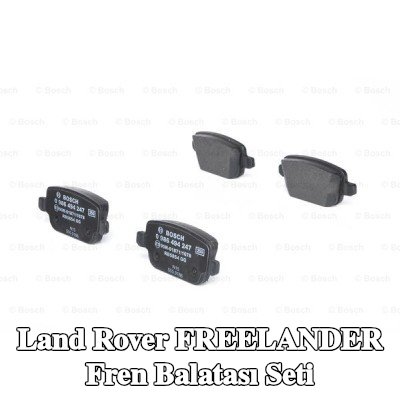 BOSCH Fren balatası seti 14, 7mm, gıcırtı önleyici plaka ile, montaj kılavuzu ile — Land Rover Freelander