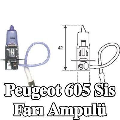 MAGNETI MARELLI Sis farı ampulü — Peugeot 605