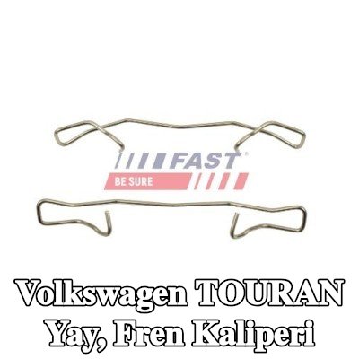 FAST Yay, fren kaliperi Arka Aks — Volkswagen Touran
