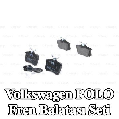 BOSCH Fren balatası seti 16, 9mm, gıcırtı önleyici plaka ile, montaj kılavuzu ile — Volkswagen Polo