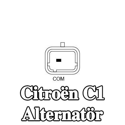 BOSCH Alternatör 120A — 2016 Citroën C1