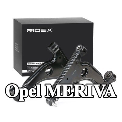 RIDEX طقم إصلاح ذراع التحكم المحور الأمامي الأيسر, المحور الأمامي الأيمن, السفلي, بدون مواد التثبيت — Opel Meriva