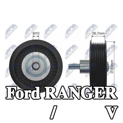 NTY بكرة انحراف/توجيه، حزام V — Ford Ranger