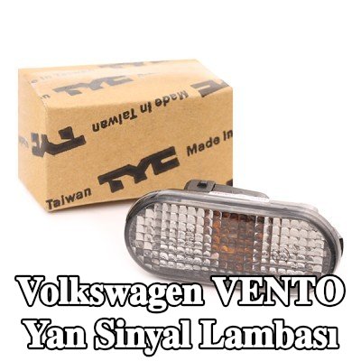 TYC Yan sinyal lambası her iki taraf, yan montaj, duman grisi, ampul tutuculu — Volkswagen Vento