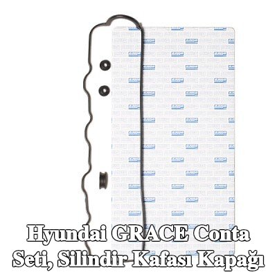 AJUSA Conta seti, silindir kafası kapağı — Hyundai Grace