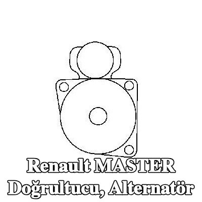 HC-Cargo Doğrultucu, alternatör — 1997 Renault Master