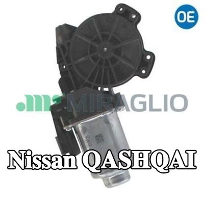 MIRAGLIO محرك كهربائي, منظم نافذة المحور الأمامي الأيسر, 12V, مع محرك كهربائي — Nissan Qashqai