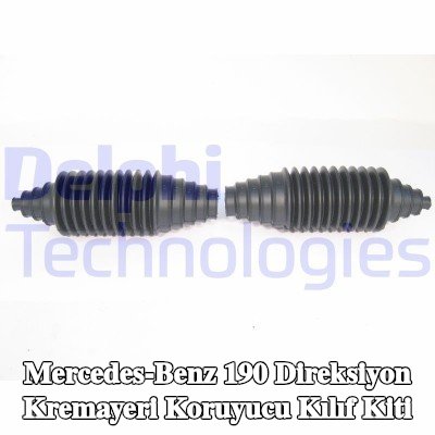 DELPHI Direksiyon kremayeri kılıfı kiti Ön Aks — Mercedes-Benz 190