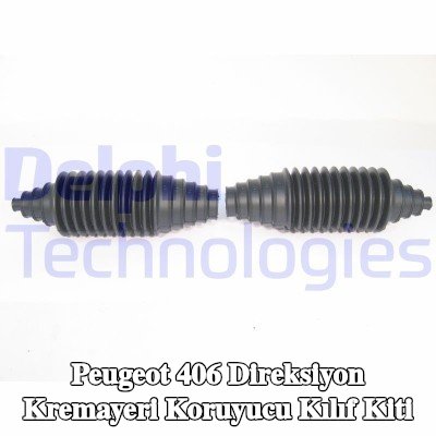 DELPHI Direksiyon kremayeri kılıfı kiti Ön Aks — Peugeot 406
