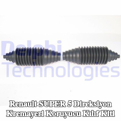 DELPHI Direksiyon kremayeri kılıfı kiti Ön Aks — Renault Super 5