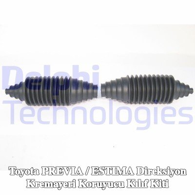 DELPHI Direksiyon kremayeri kılıfı kiti Ön Aks — Toyota Previa / Estima