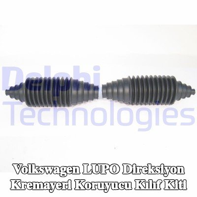 DELPHI Direksiyon kremayeri kılıfı kiti Ön Aks — Volkswagen Lupo