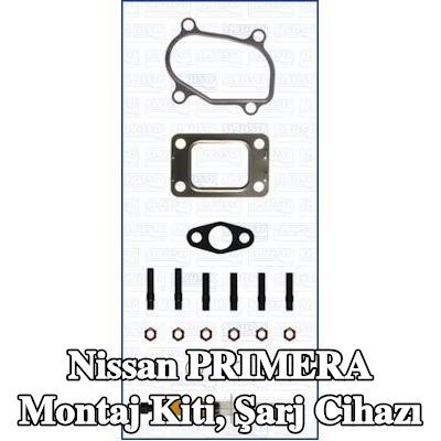 AJUSA Montaj Kiti, conta/sızdırmazlık elemanları ile şarj cihazı — 2000 Nissan Primera