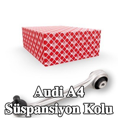 FEBI BILSTEIN Süspansiyon kolu Ön Aks Sağ, Arka, Üst, Alüminyum, bilyeli mafsal ile, lastik yatağı ile — Audi A4