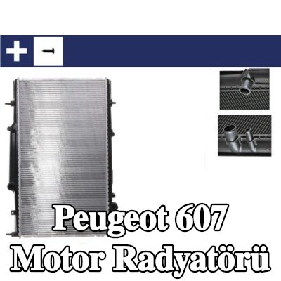 MAHLE Motor radyatörü — Peugeot 607
