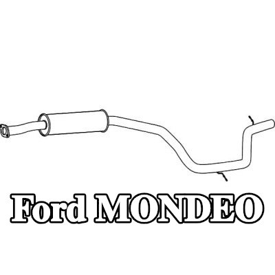 VEGAZ كاتم الصوت الأمامي — 2012 Ford Mondeo