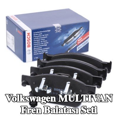 BOSCH Fren balatası seti 17, 9mm, gıcırtı önleyici plaka ile, montaj kılavuzu ile, piston klipsli — 2012 Volkswagen Multivan