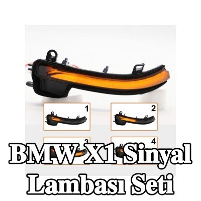 ABAKUS Sol dış ayna sinyal seti, Sağ dış ayna — BMW X1
