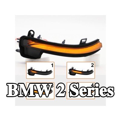 ABAKUS مجموعة مؤشرات المرآة الخارجية اليسرى, مرآة خارجية يمين — BMW 2 Series