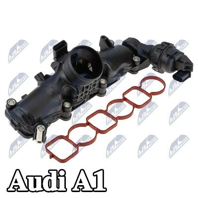NTY مشعب العادم مع حشية/مانع تسرب — Audi A1