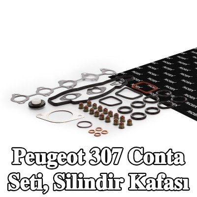 RIDEX Conta seti, valf gövdesi contalı silindir kafası, silindir kafası contası olmadan — 2004 Peugeot 307
