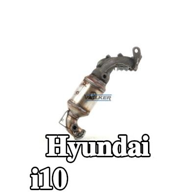 WALKER المحول الحفاز مع مشعب العادم, مع قطع التركيب — 2012 Hyundai i10