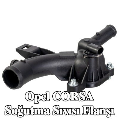 FEBI BILSTEIN Conta/sızdırmazlık elemanı ile birlikte soğutma suyu flanşı, cıvata/vida ile, sensörlü — 2011 Opel Corsa