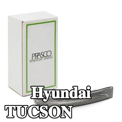 PRASCO مؤشر جانبي مرآة خارجية, مرآة خارجية يمين, أبيض — 2016 Hyundai Tucson