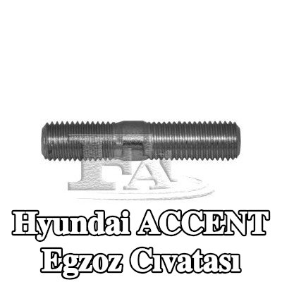 FA1 Egzoz cıvatası — Hyundai Accent