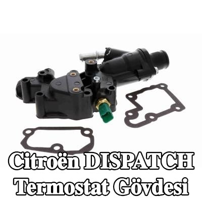 VEMO Flanşlı termostat muhafazası, sensörlü, termostatlı — 2002 Citroën Dispatch