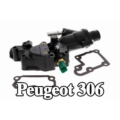 VEMO غلاف الثرموستات مع الحافة, مع جهاز استشعار, مزود بثرموستات — Peugeot 306