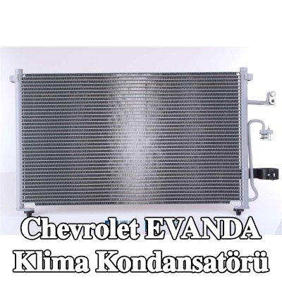 NISSENS Kurutucusuz klima kondansatörü, azot dolgulu — Chevrolet Evanda