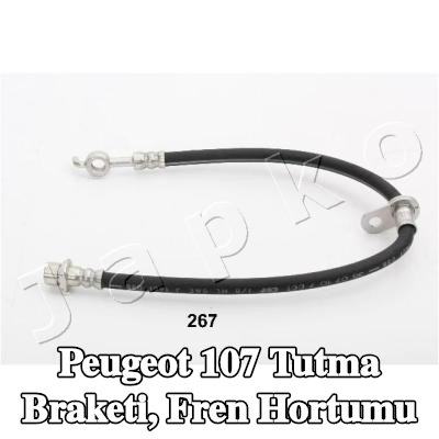 JAPKO Tutma Braketi, ön aks fren hortumu, Sağ — Peugeot 107