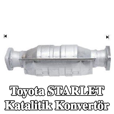 VEGAZ Sabitleme/montaj malzemesi dahil katalitik konvertör, montaj parçaları ile — 1990 Toyota Starlet