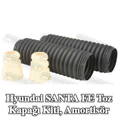 FEBEST Toz kapağı kiti, amortisör Ön Aks — Hyundai Santa Fe