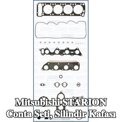 AJUSA Conta seti, silindir kapağı contalı silindir kapağı, valf gövdesi contalı, FIBERMAX — Mitsubishi Starion