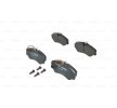 BOSCH Fren balatası seti 19, 7mm, gıcırtı önleyici plaka ile, cıvata/vida ile, montaj kılavuzu ile — Citroën C25 (1)
