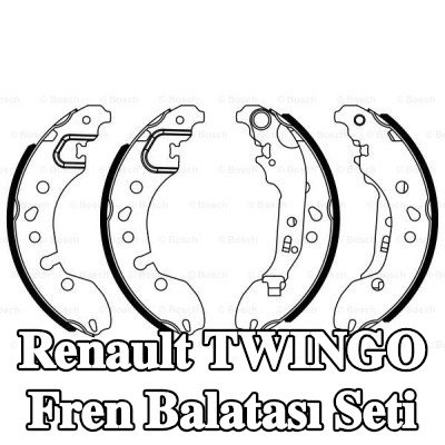 BOSCH Fren Balatası Seti — Renault Twingo