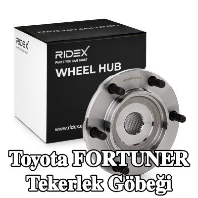 RIDEX Tekerlek Göbeği Ön Aks, Sol, Sağ, tekerlek saplamaları ile — Toyota Fortuner